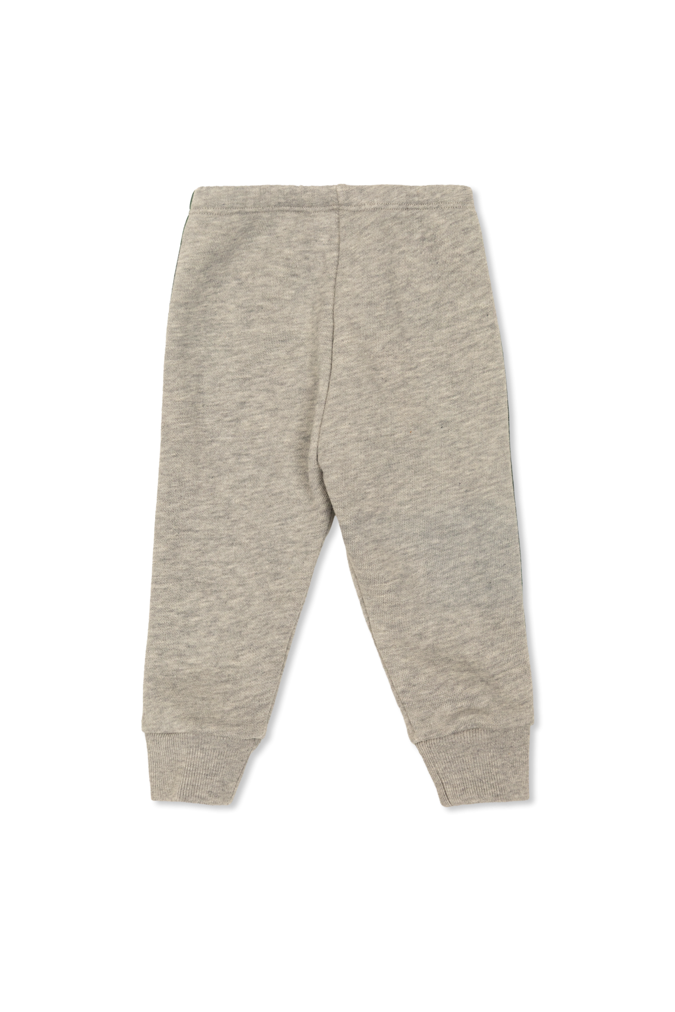 Szary Spodnie dresowe z paskiem `Web` Gucci Kids - Vitkac Polska